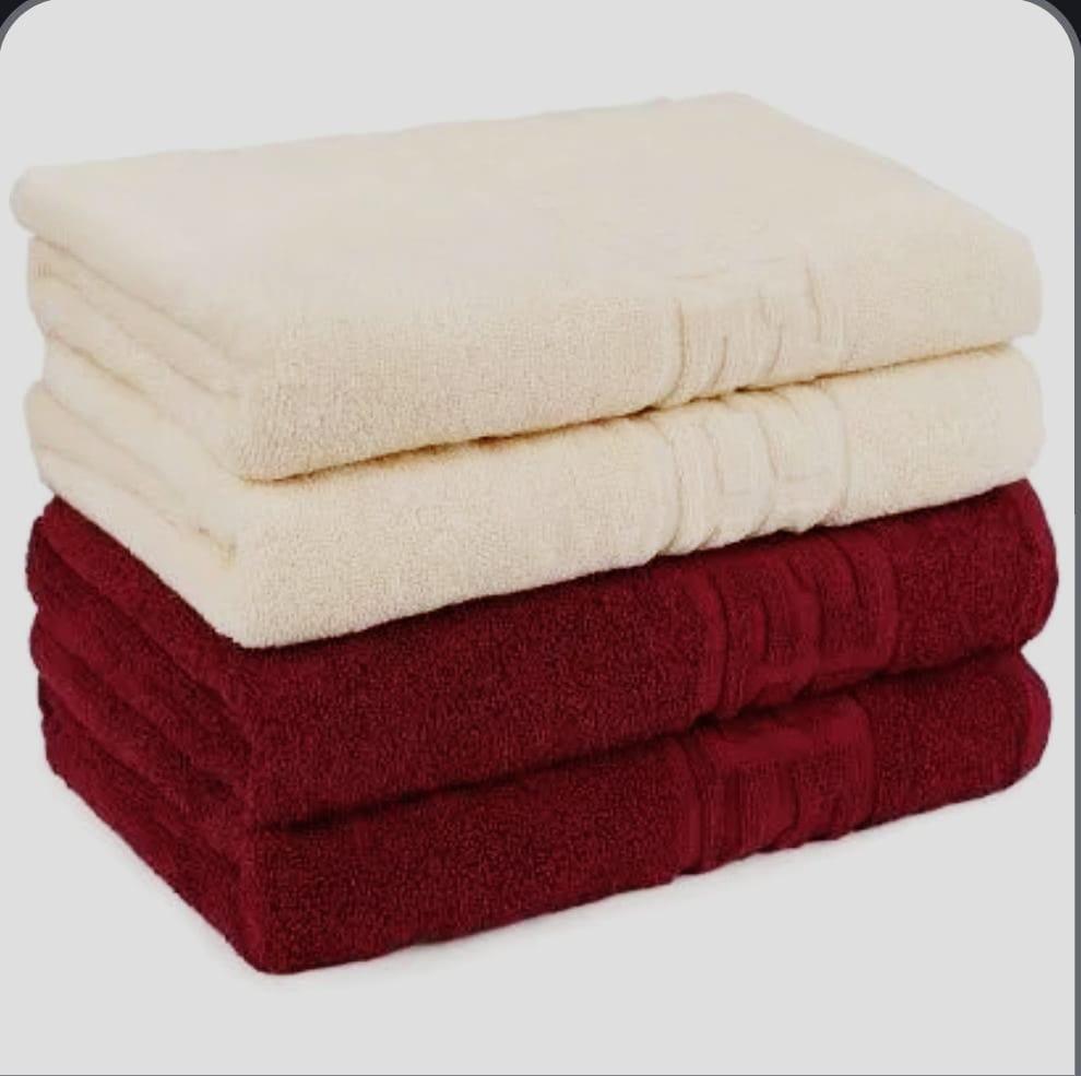 🔥Set prosoape premium 4 Bucati Luxury Bumbac 100% S5 absorbante super calitative 500-550 GSM 50×90cm🔥