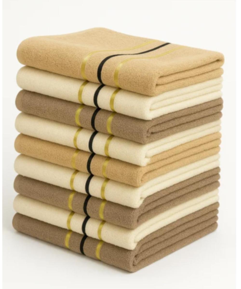 🔥Set prosoape premium 12 Bucati Bumbac 100% absorbante super calitative 50×90cm🔥