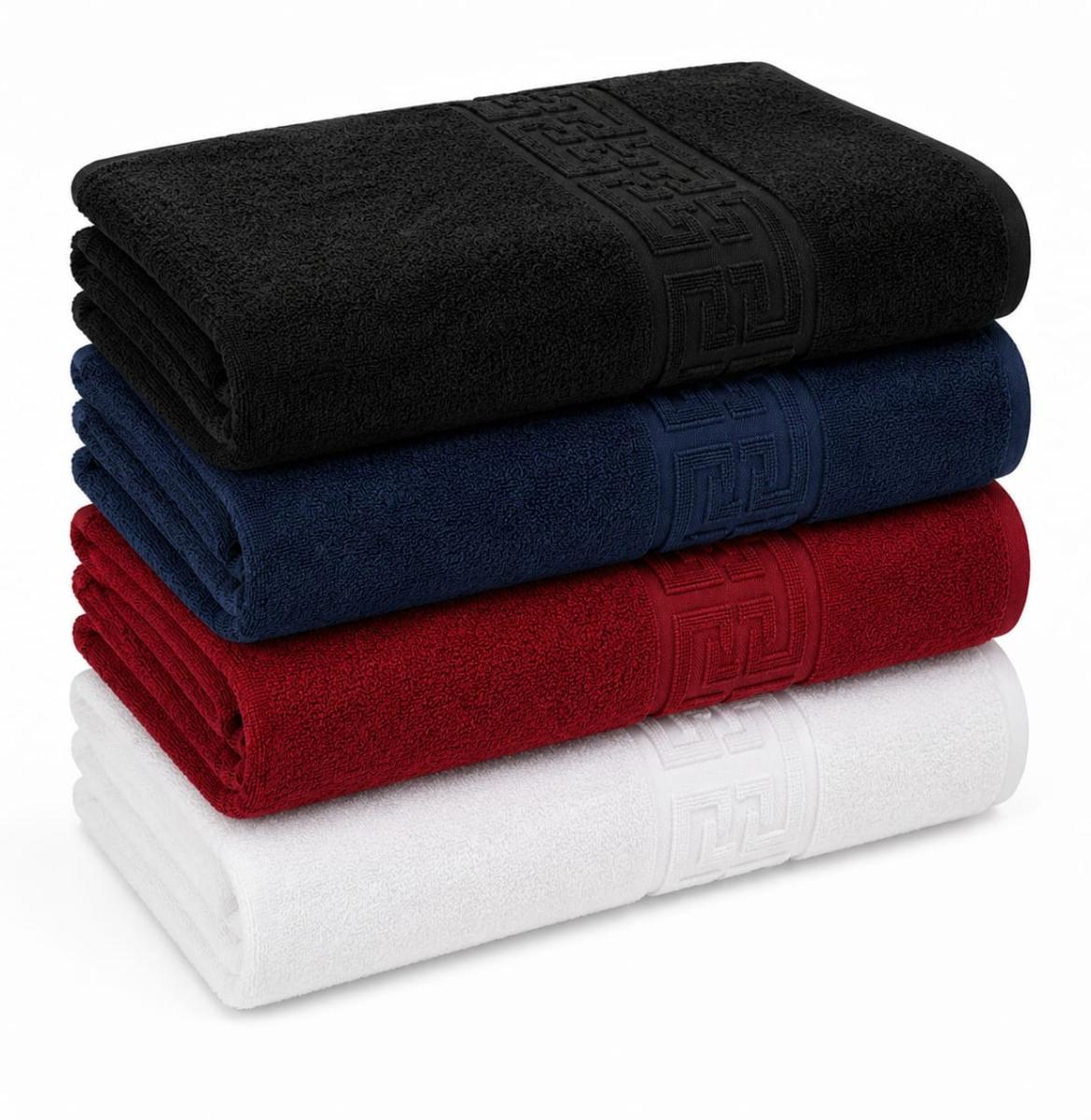 🔥Set prosoape premium 4 Bucati Luxury Bumbac 100% S12 absorbante super calitative 500-550 GSM 50×90cm🔥